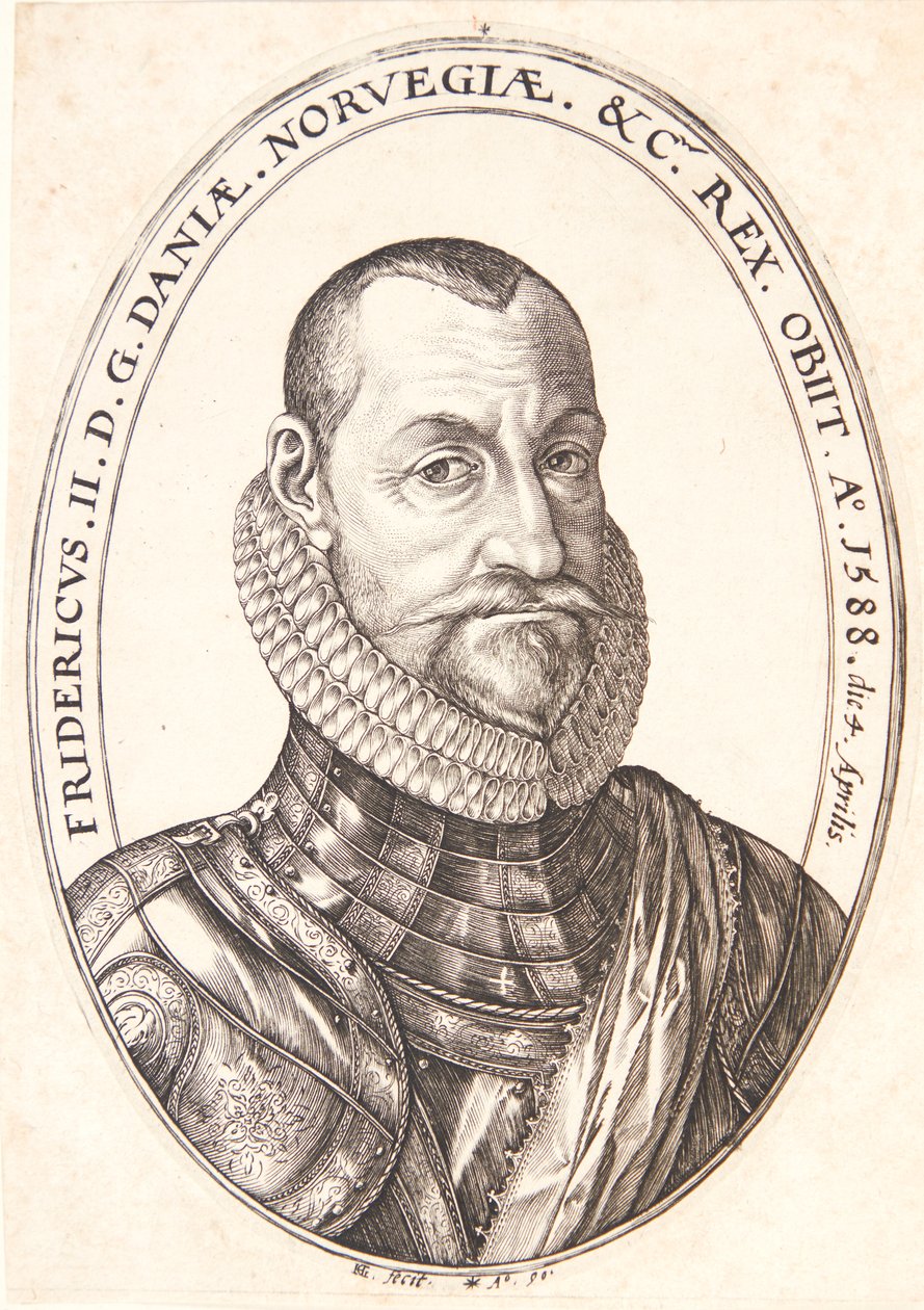Frederik II, King of Denmark and Norway by Hendrick Goltzius