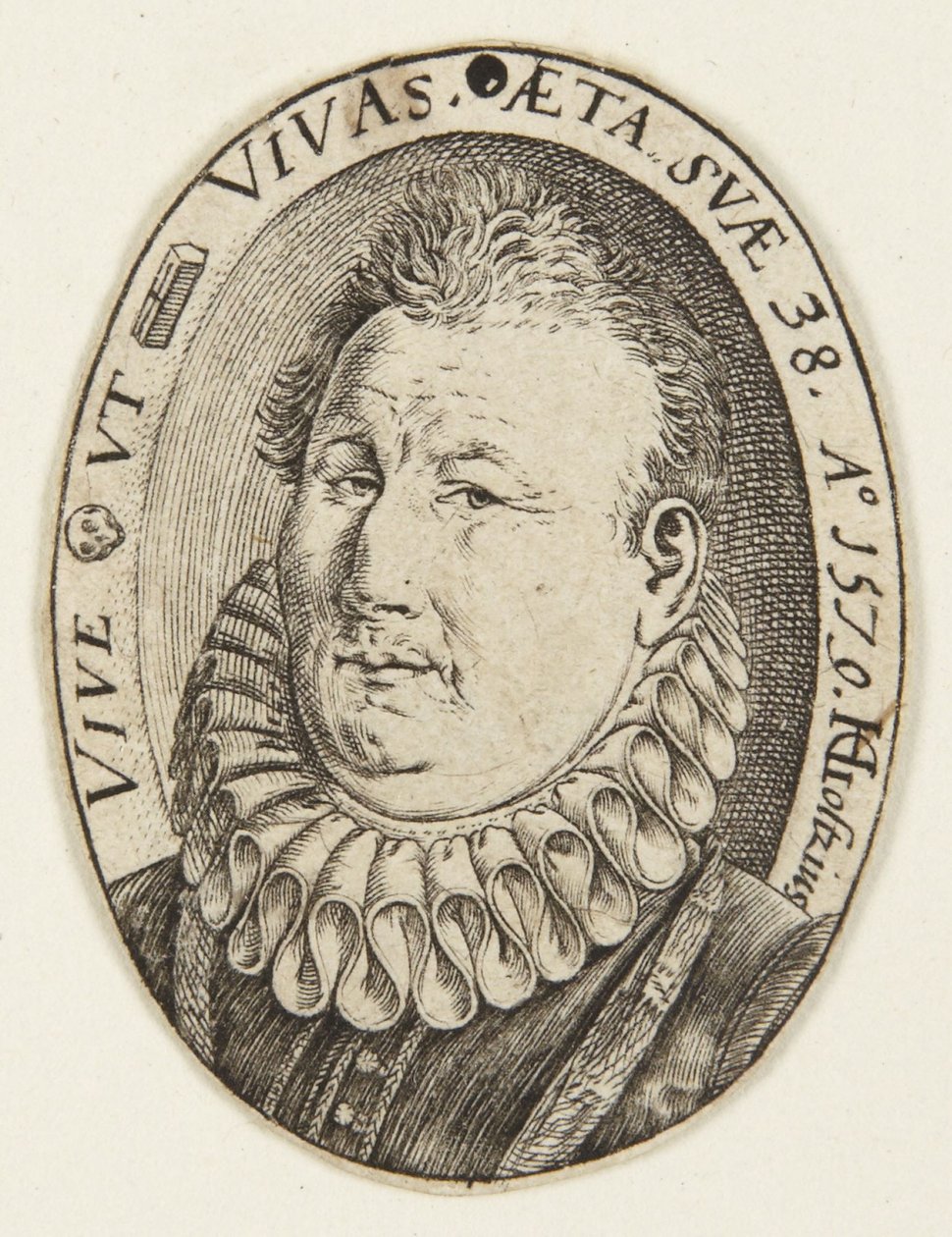 Gerrit Jansz. van Schooten by Hendrick Goltzius