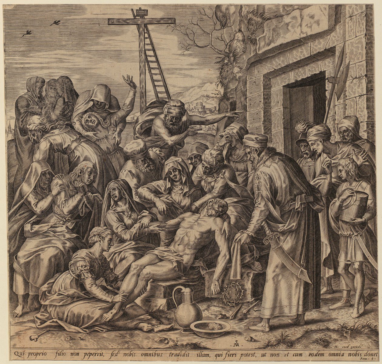Saint Jerome by Hendrick Goltzius
