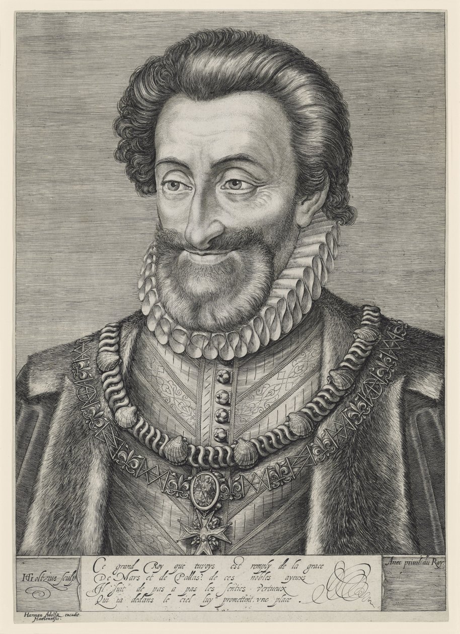 Henry IV, King of France and Navarre by Hendrick Goltzius