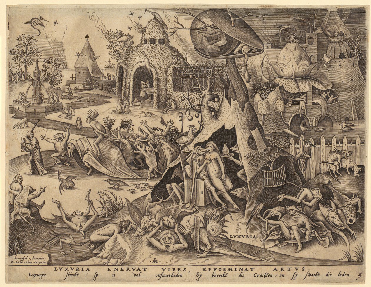 Horatius Cocles, plate 2 from the series "Roman Heroes" by Hendrick Goltzius