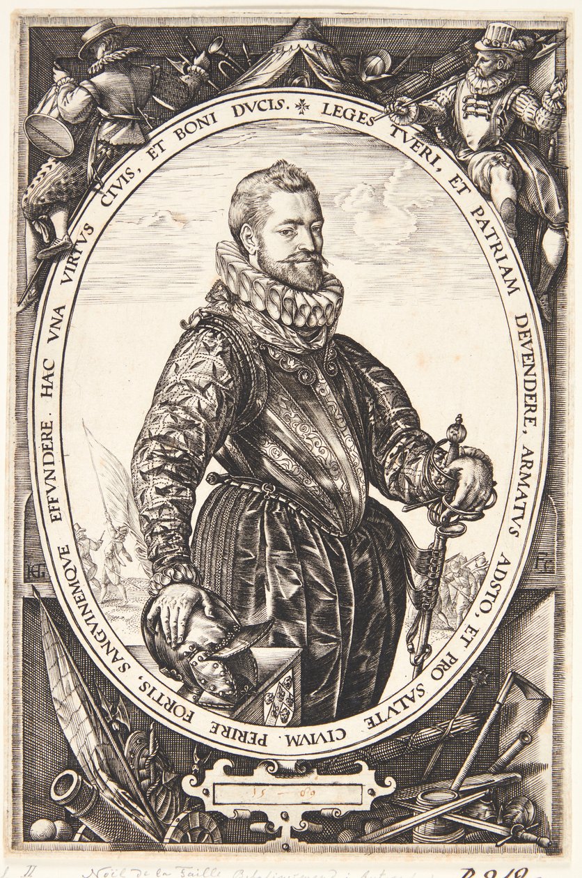 Jacques de la Faille by Hendrick Goltzius