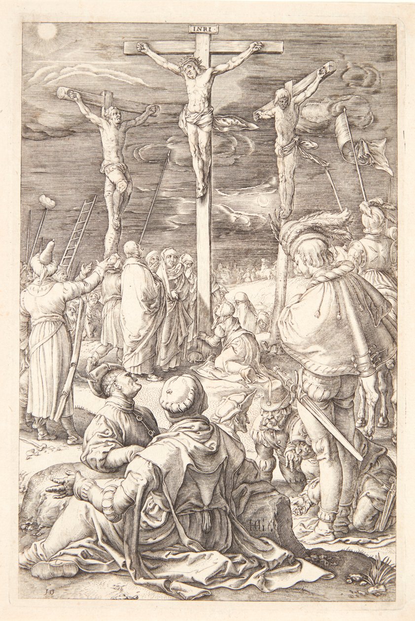 Jesus on the Cross by Hendrick Goltzius