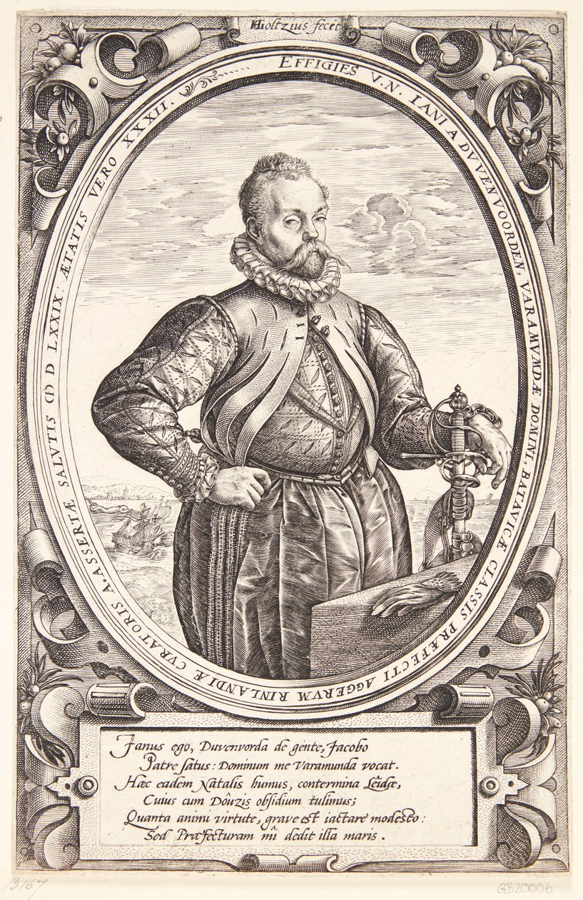 Johan van Duvenvoorde by Hendrick Goltzius