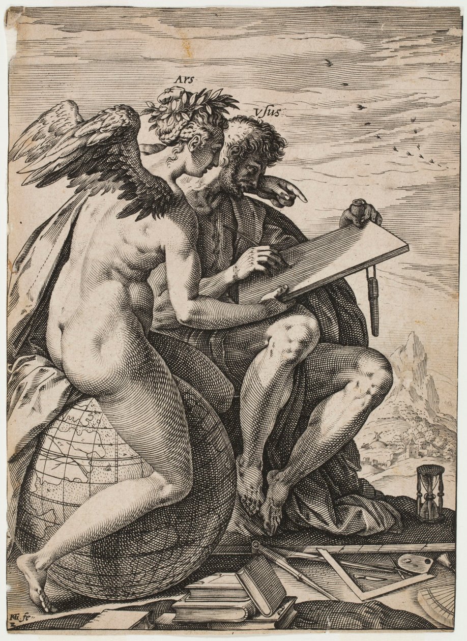 Art and Practice (Ars, Usus) by Hendrick Goltzius