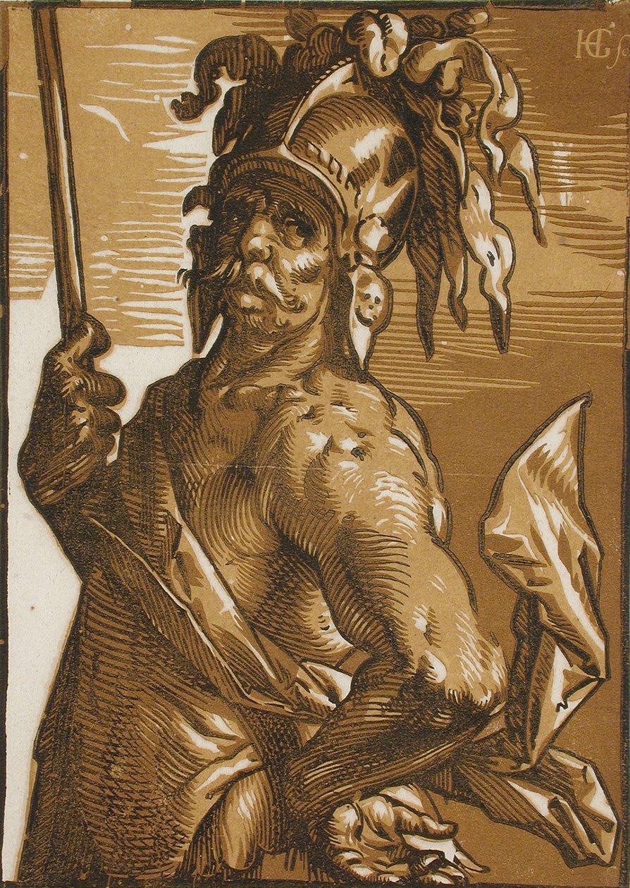 Mars (Half-Length) by Hendrick Goltzius