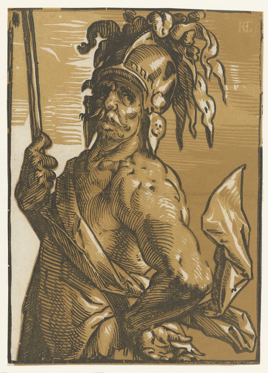 Mars by Hendrick Goltzius