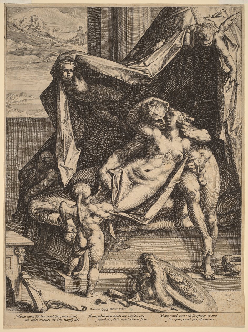 Mars and Venus by Hendrick Goltzius