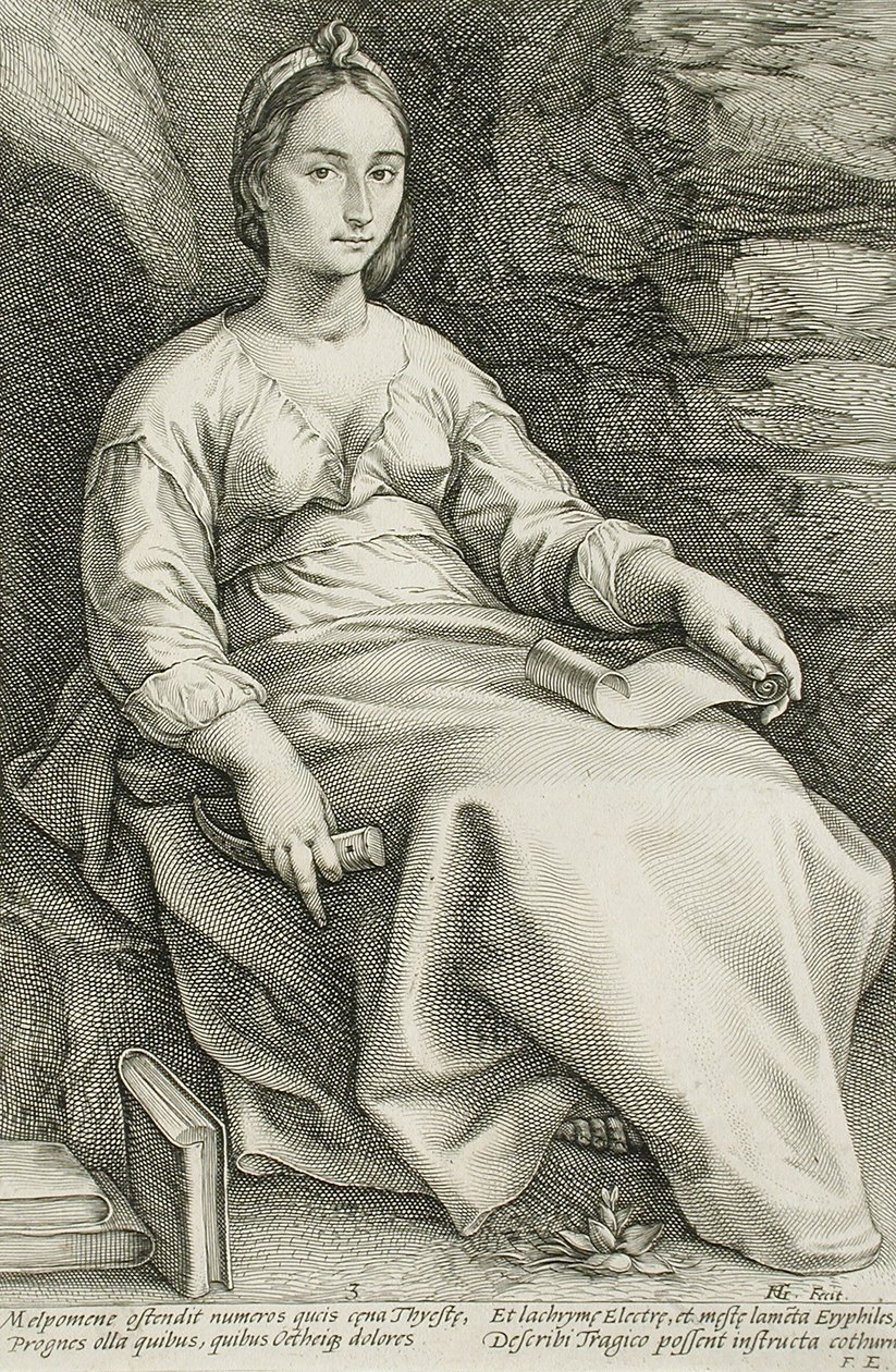 Melpomene by Hendrick Goltzius
