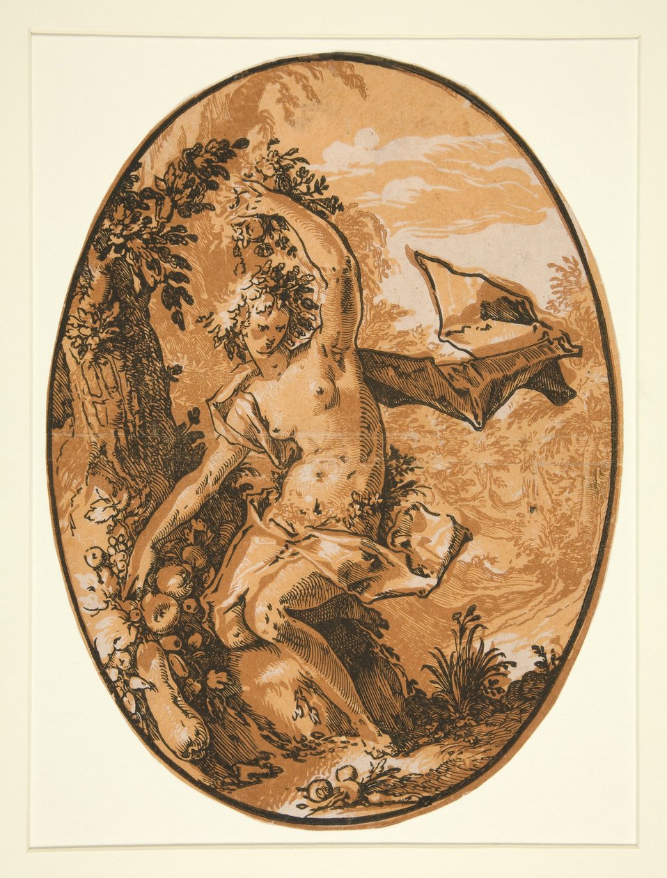 Persephone (Proserpine) by Hendrick Goltzius