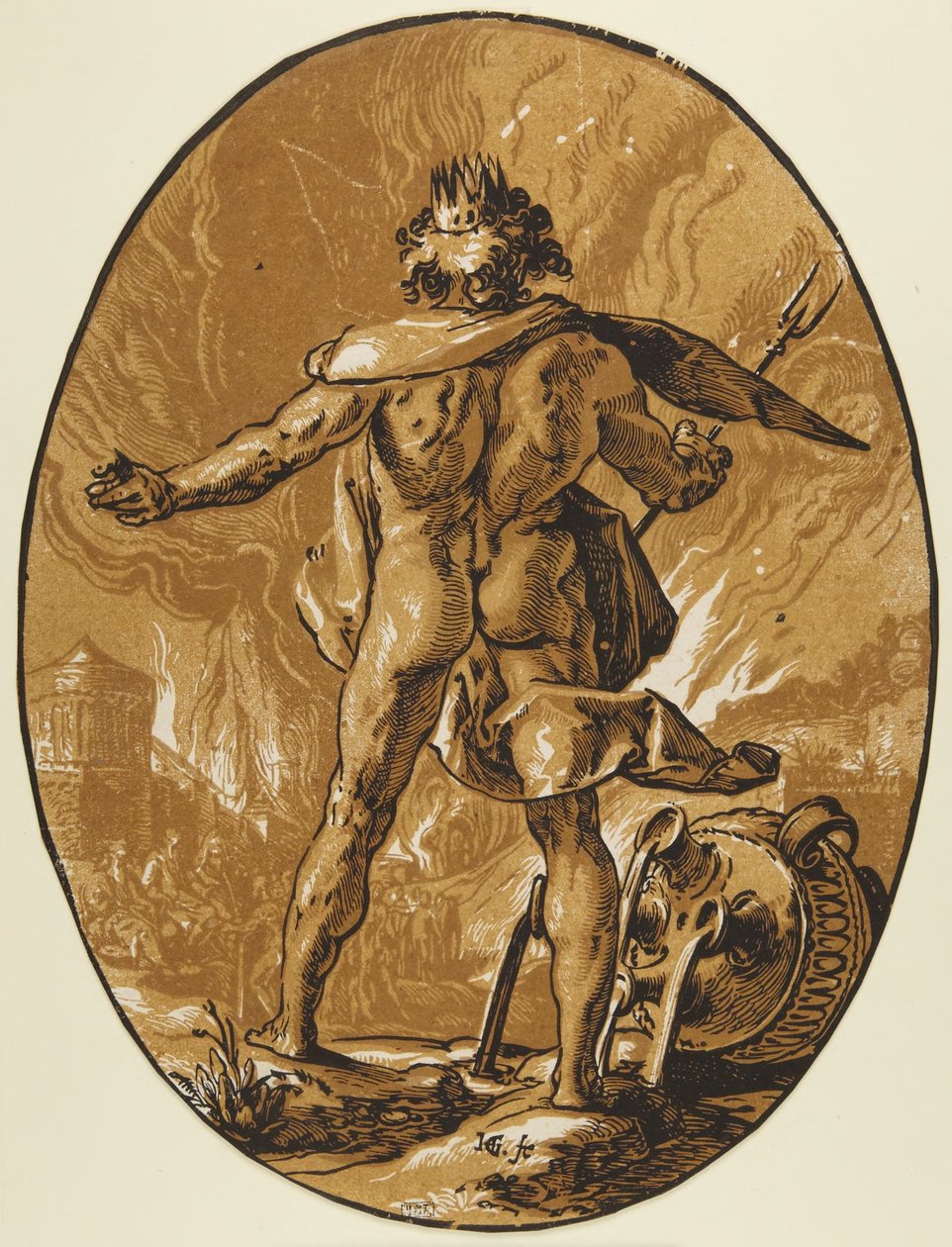 Pluto by Hendrick Goltzius