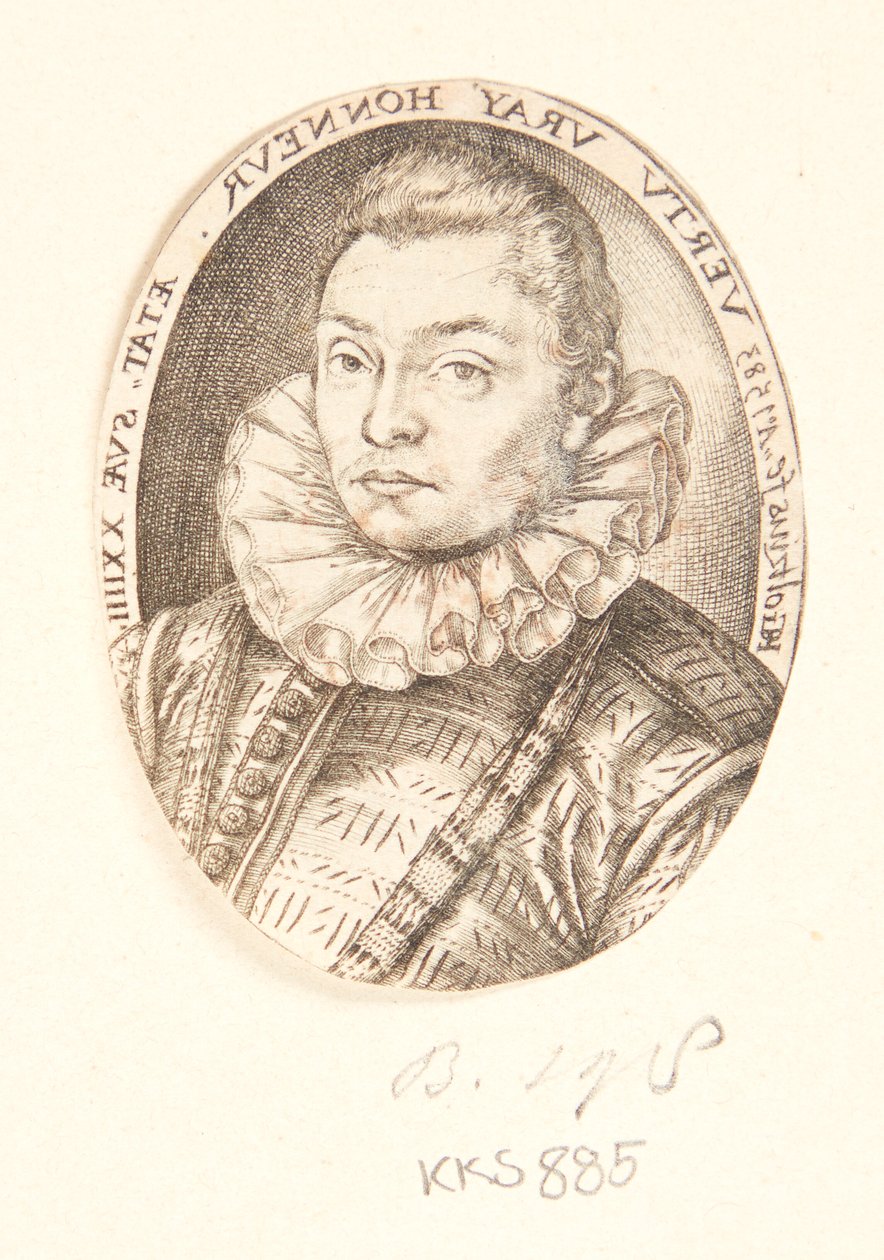 Portrait of a Young Man, Turned to the Left by Hendrick Goltzius