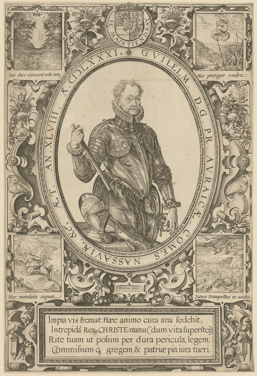 Portrait of William I of Orange by Hendrick Goltzius