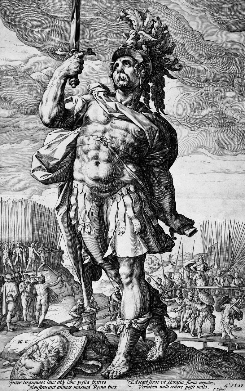 Publius Horatius by Hendrick Goltzius