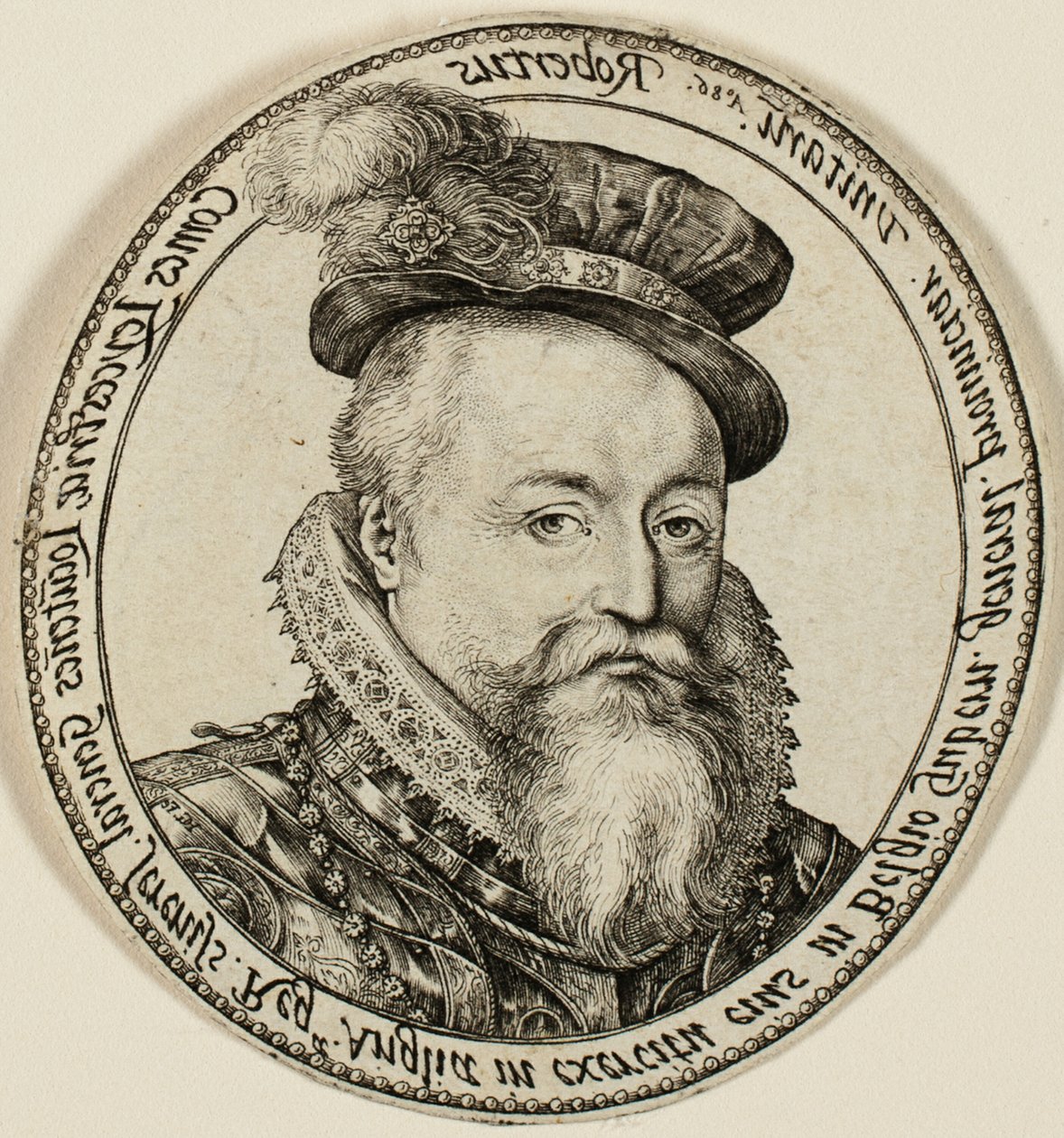 Robert Dudley, Earl of Leicester (1532-1588), English Nobleman, Governor-General of the United Provinces in 1585-87 by Hendrick Goltzius