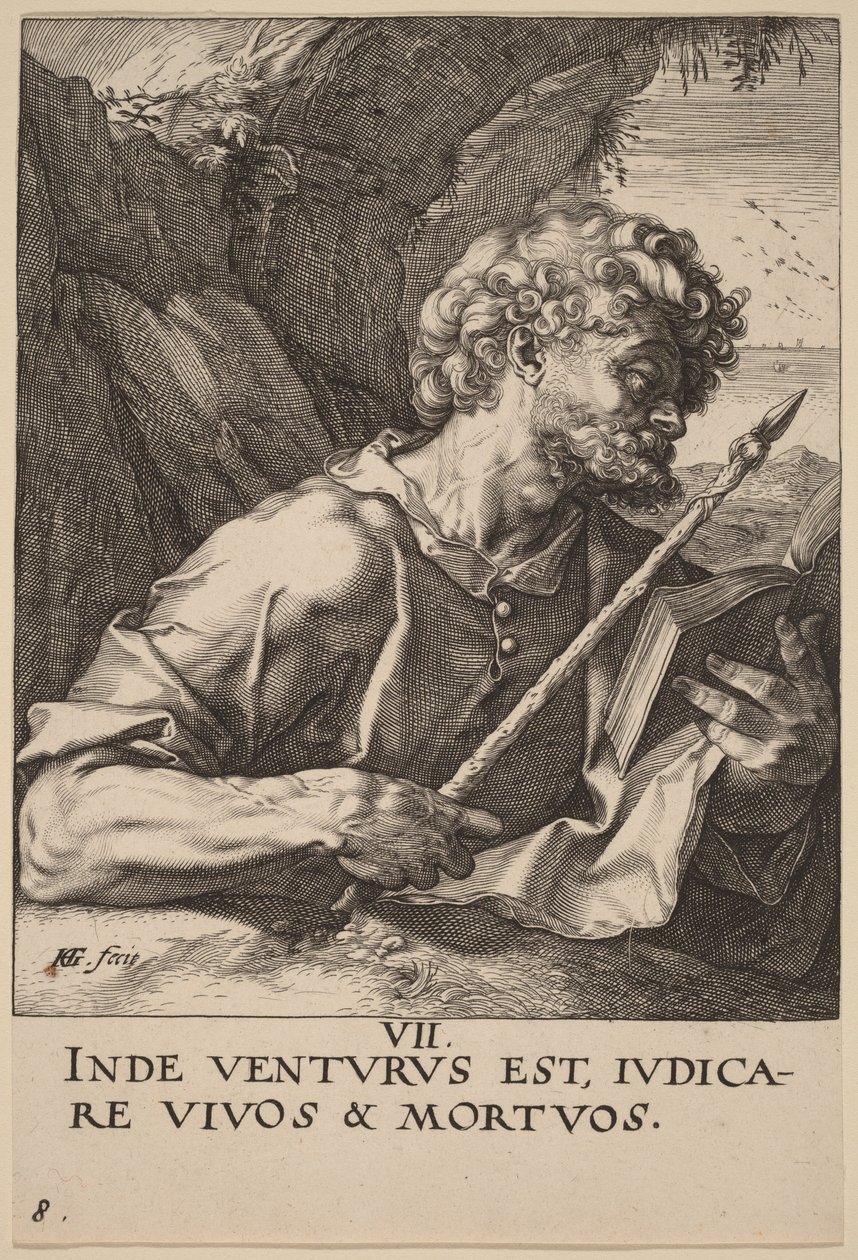 Saint Thomas by Hendrick Goltzius