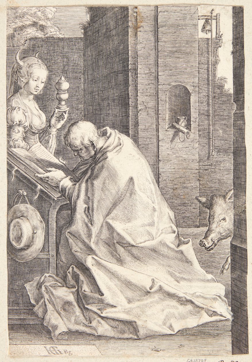 The Temptations of St. Anthony by Hendrick Goltzius