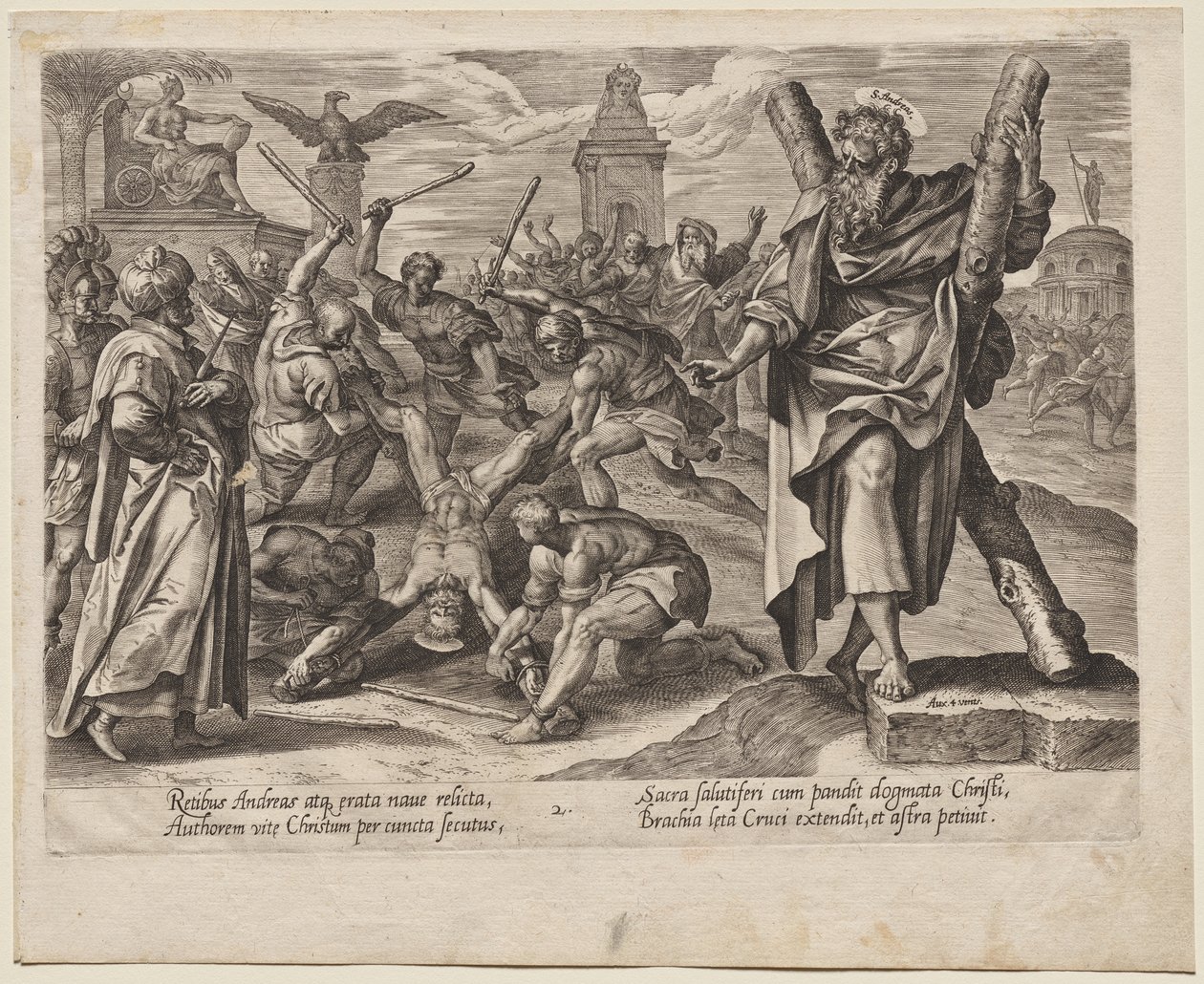 St. Andrew by Hendrick Goltzius