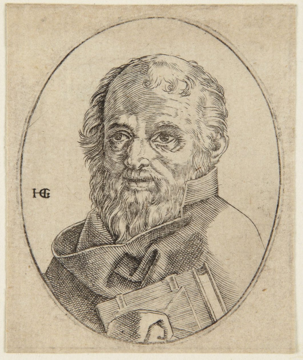 St. Matthias by Hendrick Goltzius