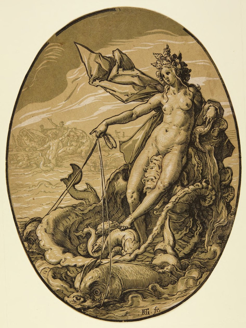 Tethys by Hendrick Goltzius