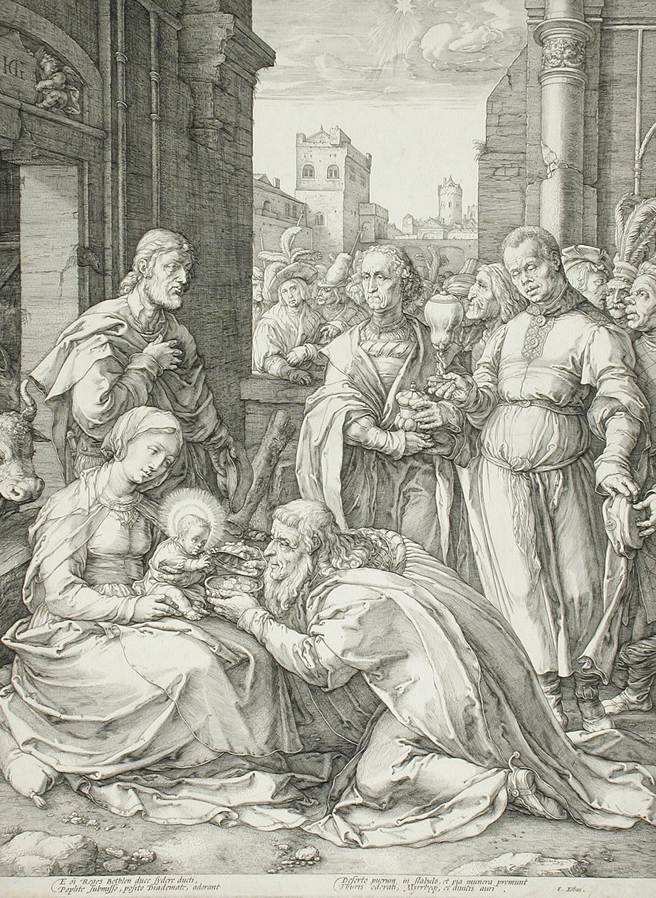 The Adoration of the Magi by Hendrick Goltzius