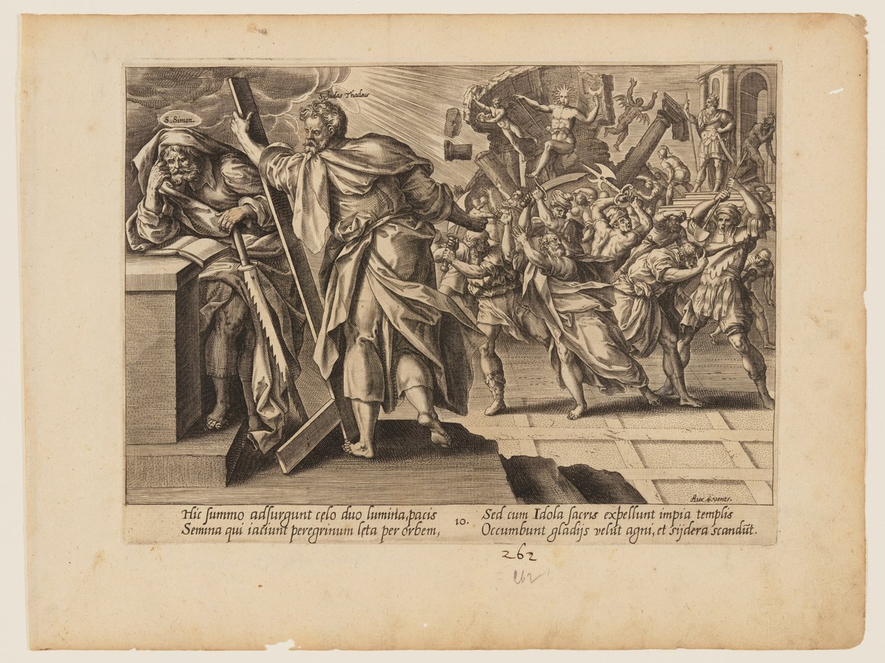 The Martyrdom of St Simon and Judas Thaddaeus, from The Martyrdom of ...