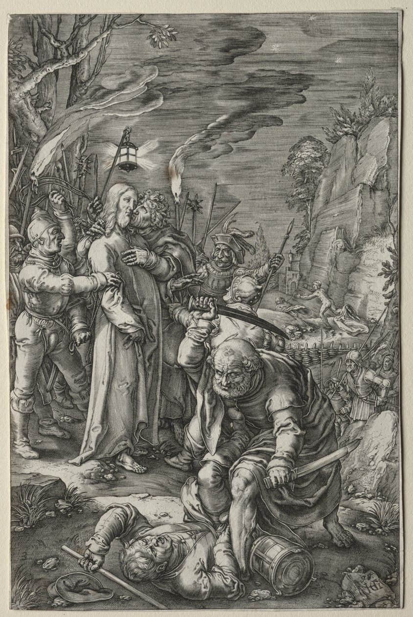 The Passion: The Betrayal of Christ by Hendrick Goltzius
