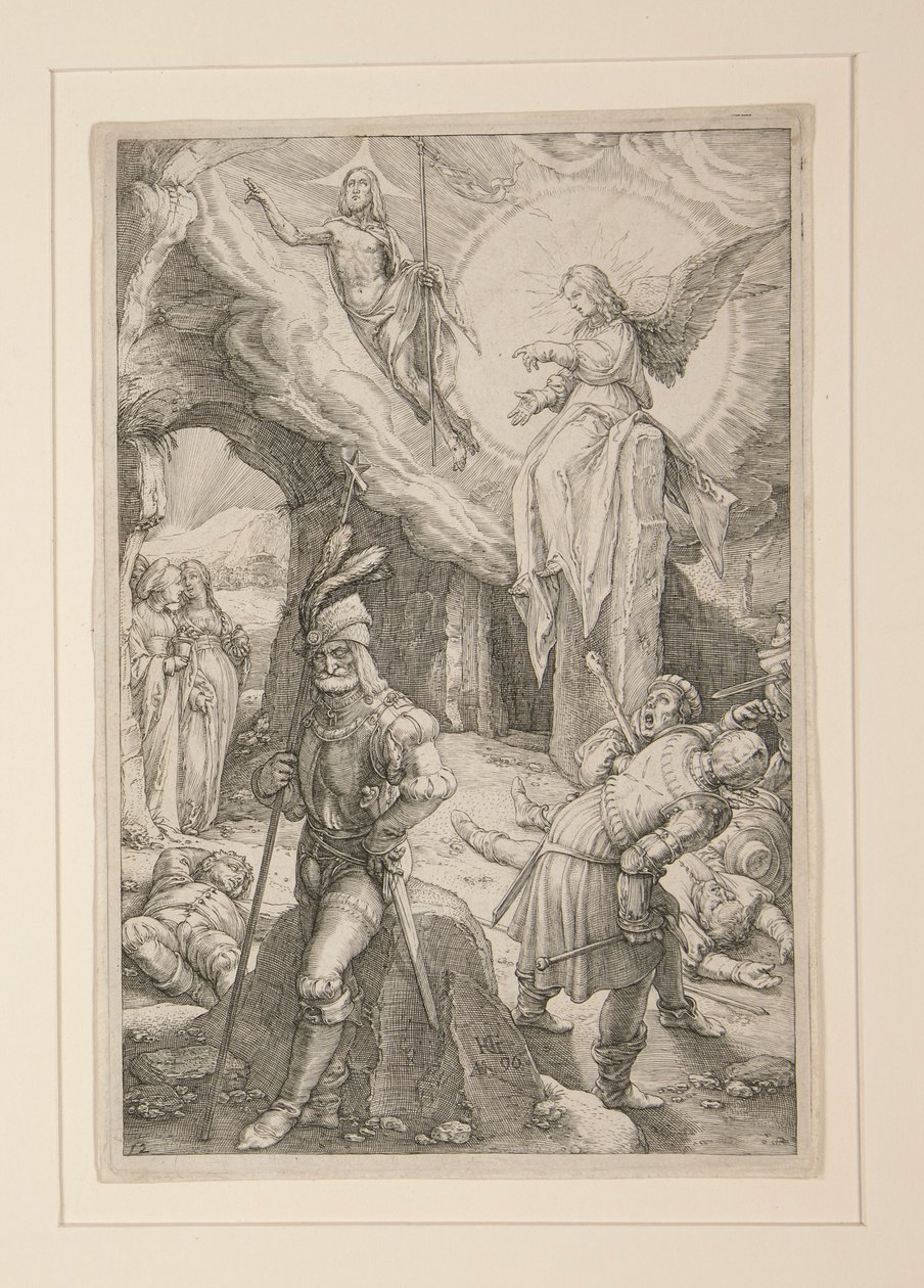 The Resurrection, from The Passion, (detail) by Hendrick Goltzius