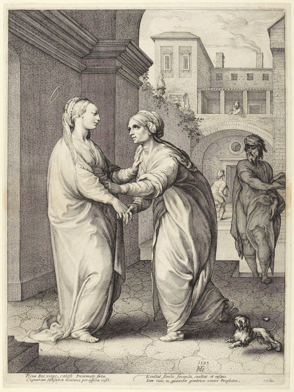 The Visitation by Hendrick Goltzius