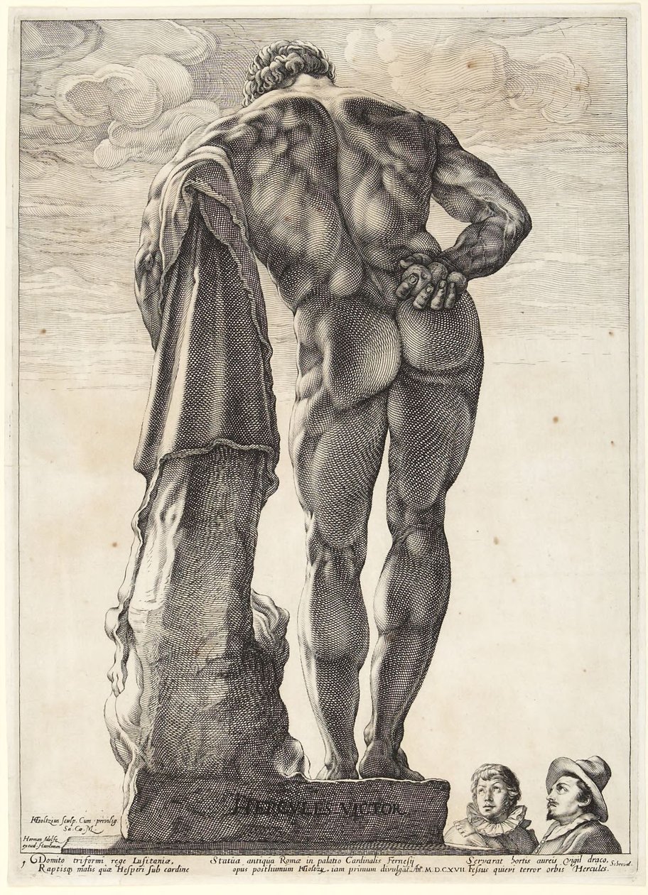 Three Famous Antique Sculptures by Hendrick Goltzius