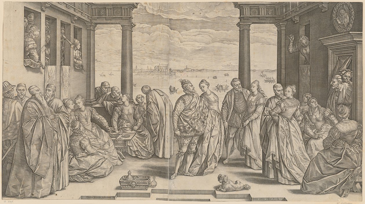 Venetian Wedding by Hendrick Goltzius