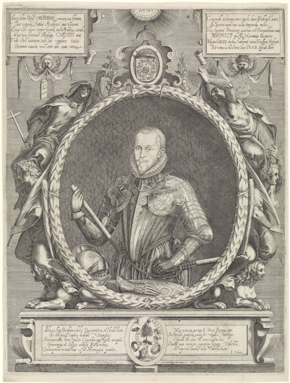 Portrait of Maurice, Prince of Orange by Hendrick Hondius (I)