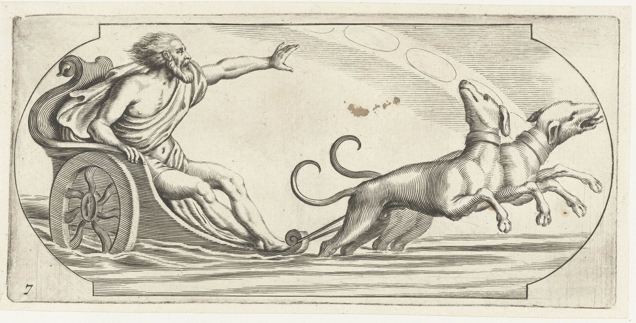 A Sea God on a Chariot by Hendrick de Keyser (I)