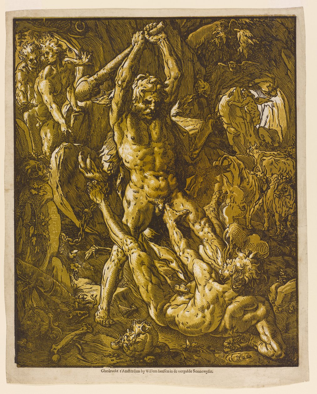 Hercules and Cacus, 1588 by Hendrik Goltzius