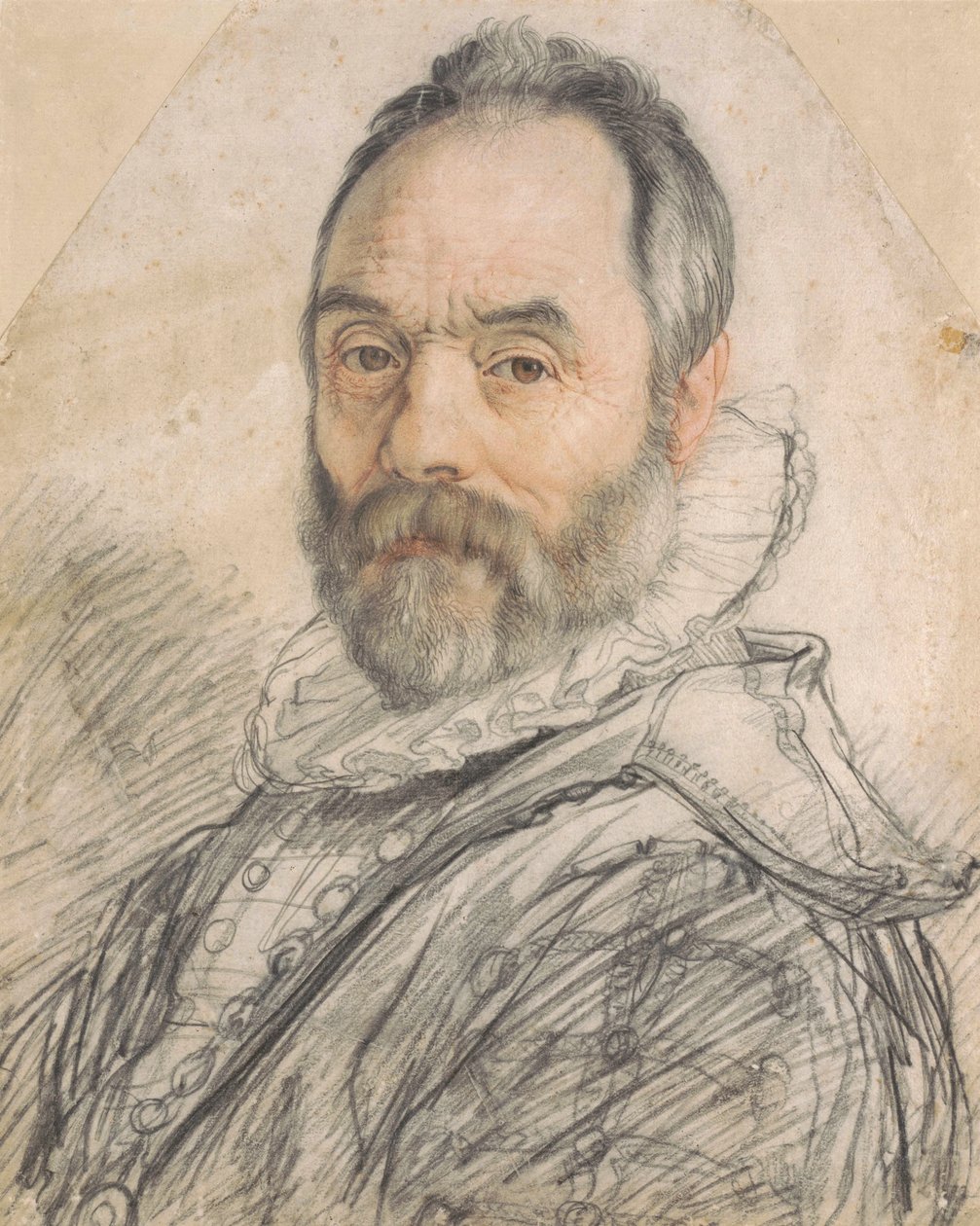 Portrait of Giovanni da Bologna by Hendrik Goltzius