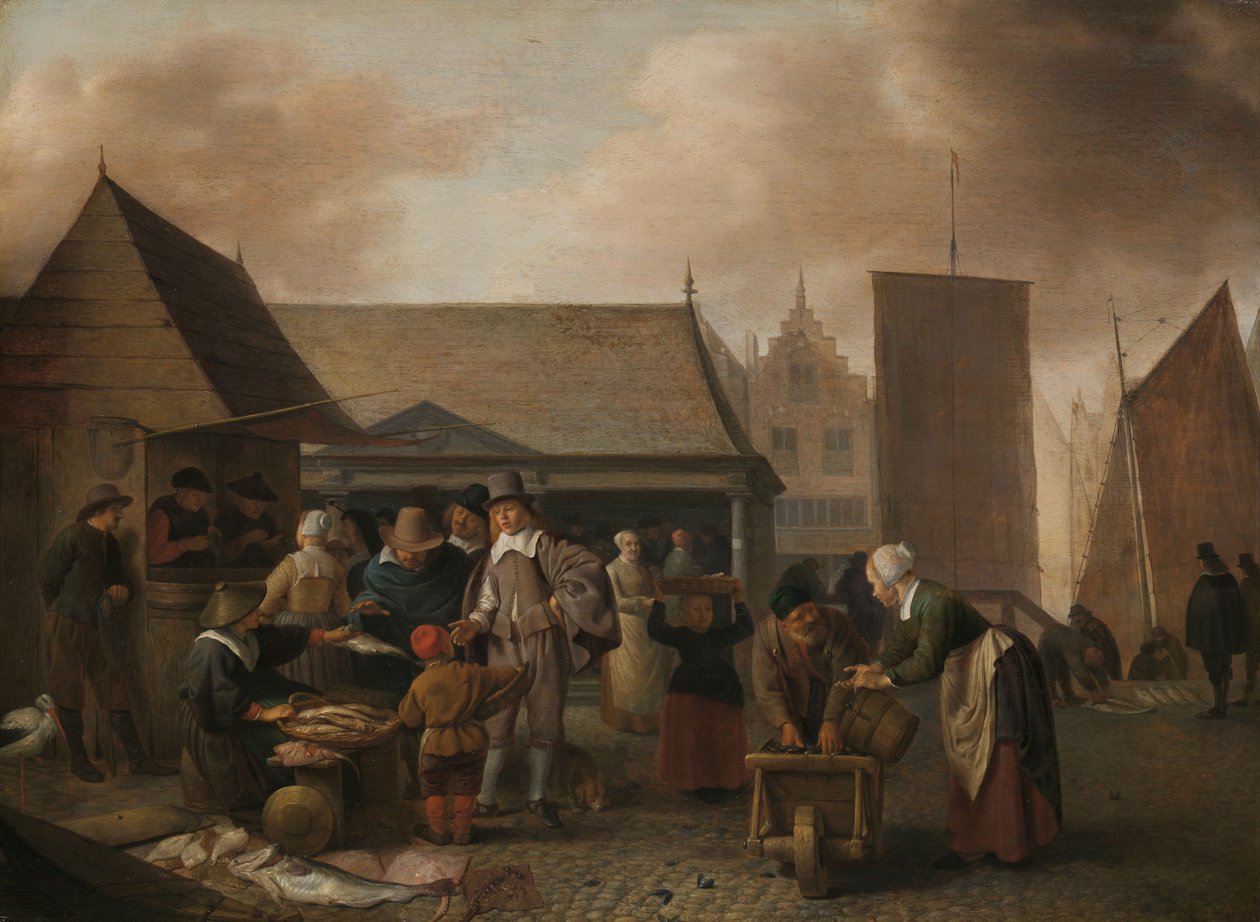Fish Market by Hendrik Martensz Sorgh