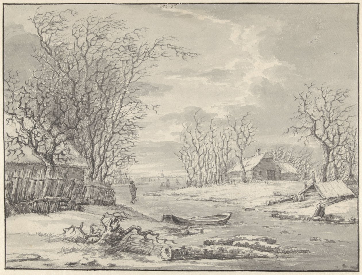 Winter Landscape by Hendrik Meijer