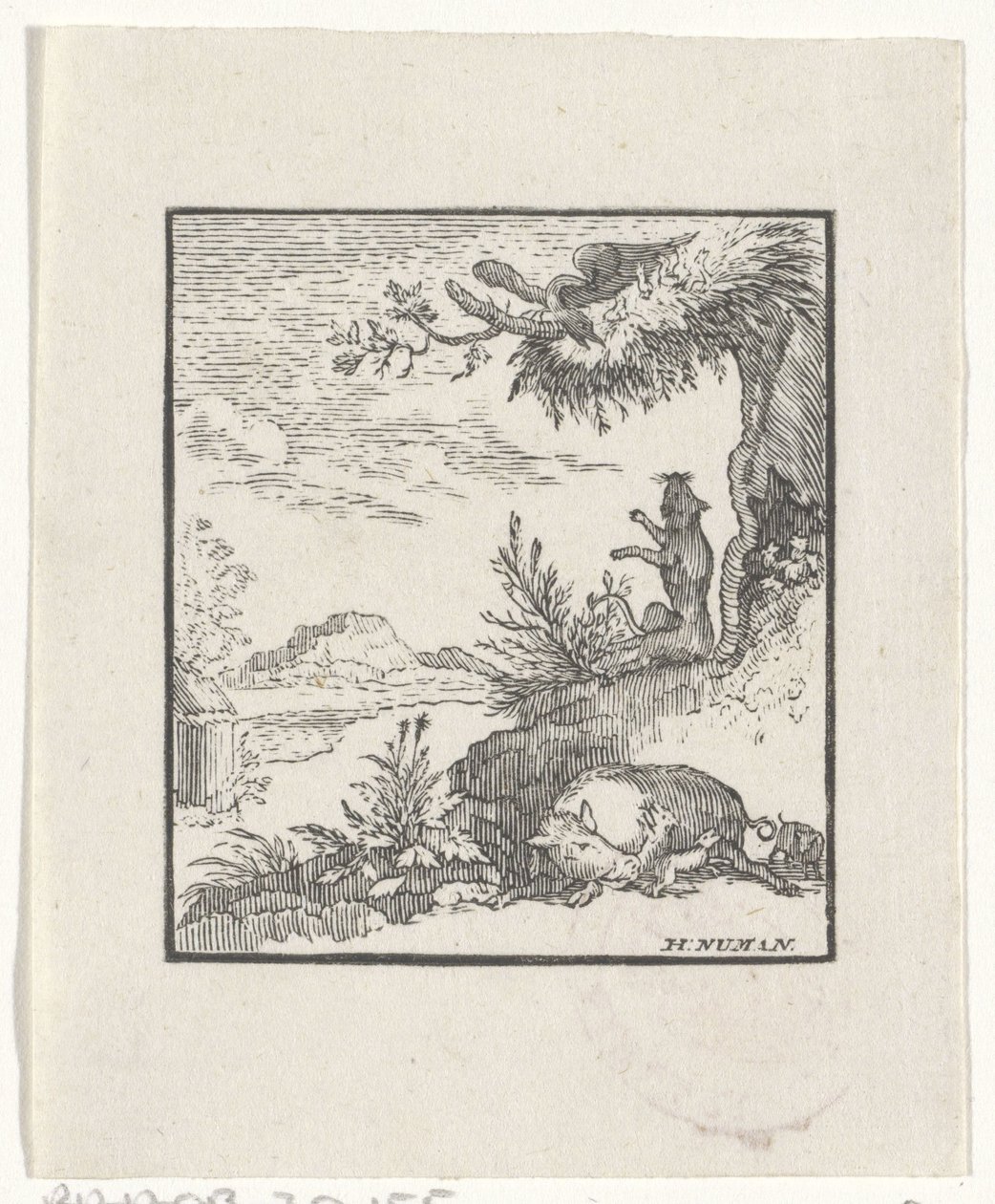 Depiction of a Story from Aesop