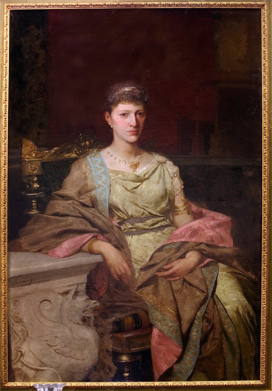 Portrait of Countess Tyszkiewicz by Henryk Siemiradzki