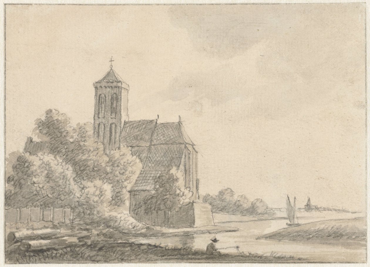 View of Cuijk by Hendrik Tavenier (possibly)