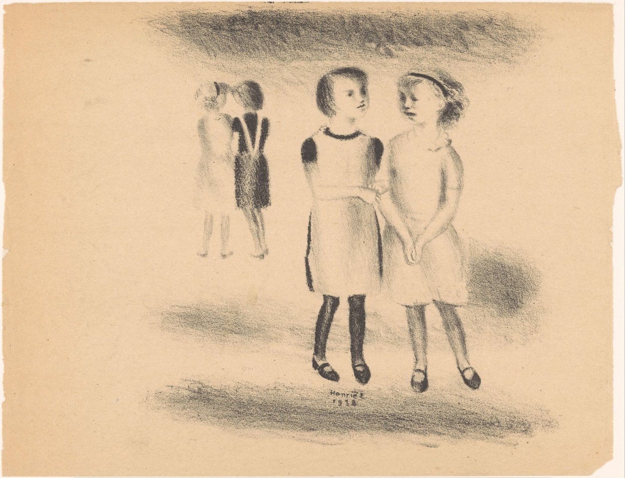 Girls on the Street by Henk Henriët