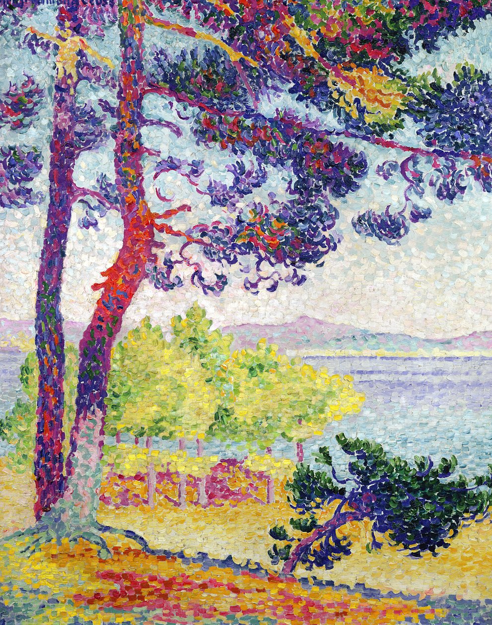 Afternoon at Pardigon, Var by Henri-Edmond Cross