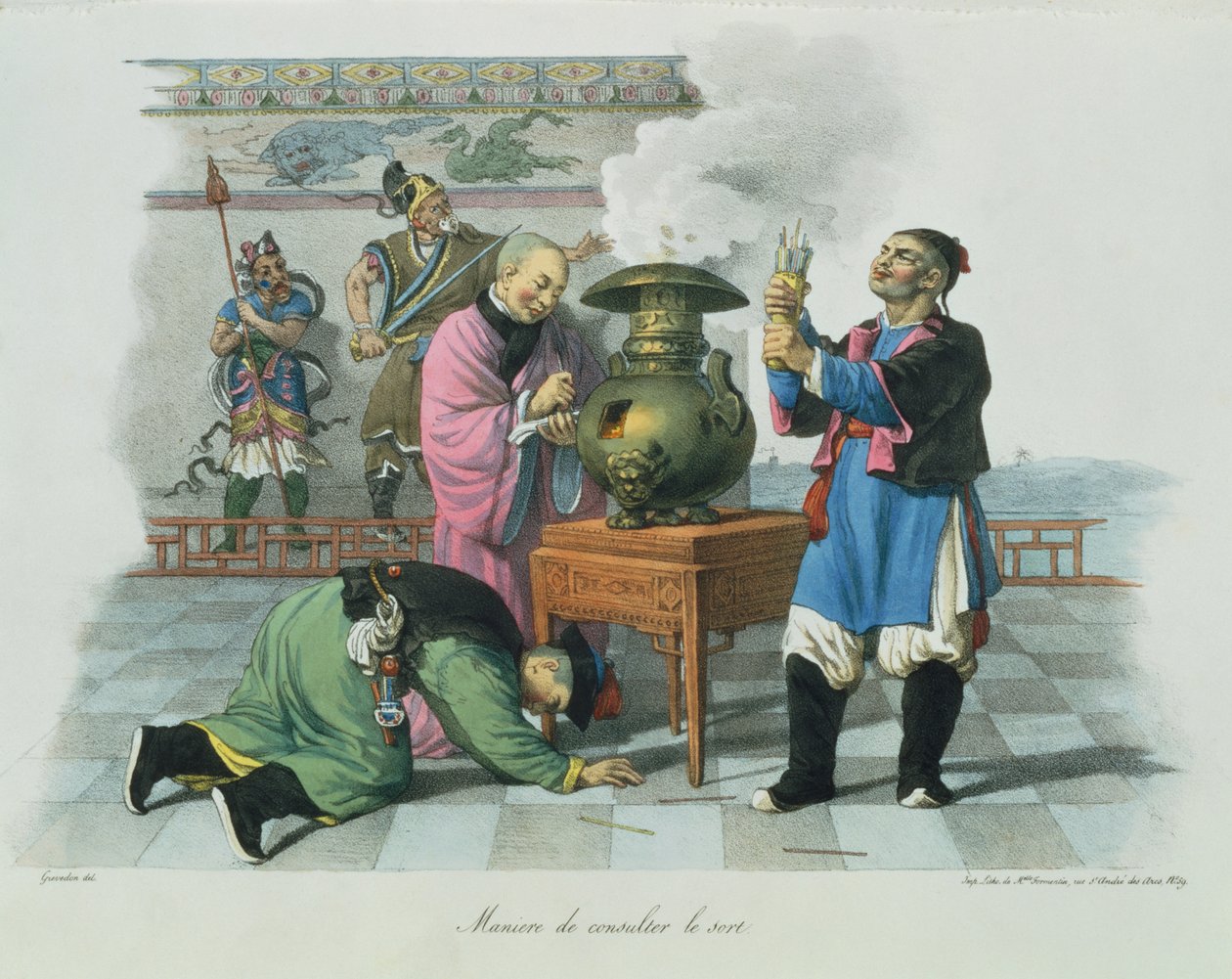 A Way of Telling the Future, Engraved by Mlle. Formentin, 1824-27 by Henri Grevedon