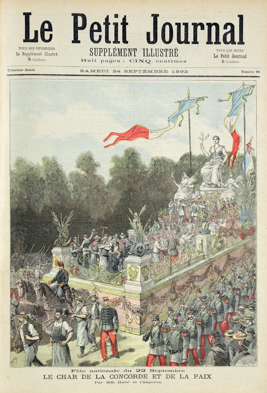 Title page depicting the national holiday on 22nd September celebrating ...