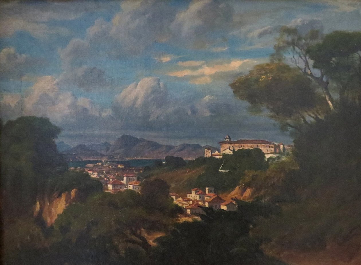 View of the Convent of Santa Teresa, as seen from Paula Matos by Henri Nicolas Vinet
