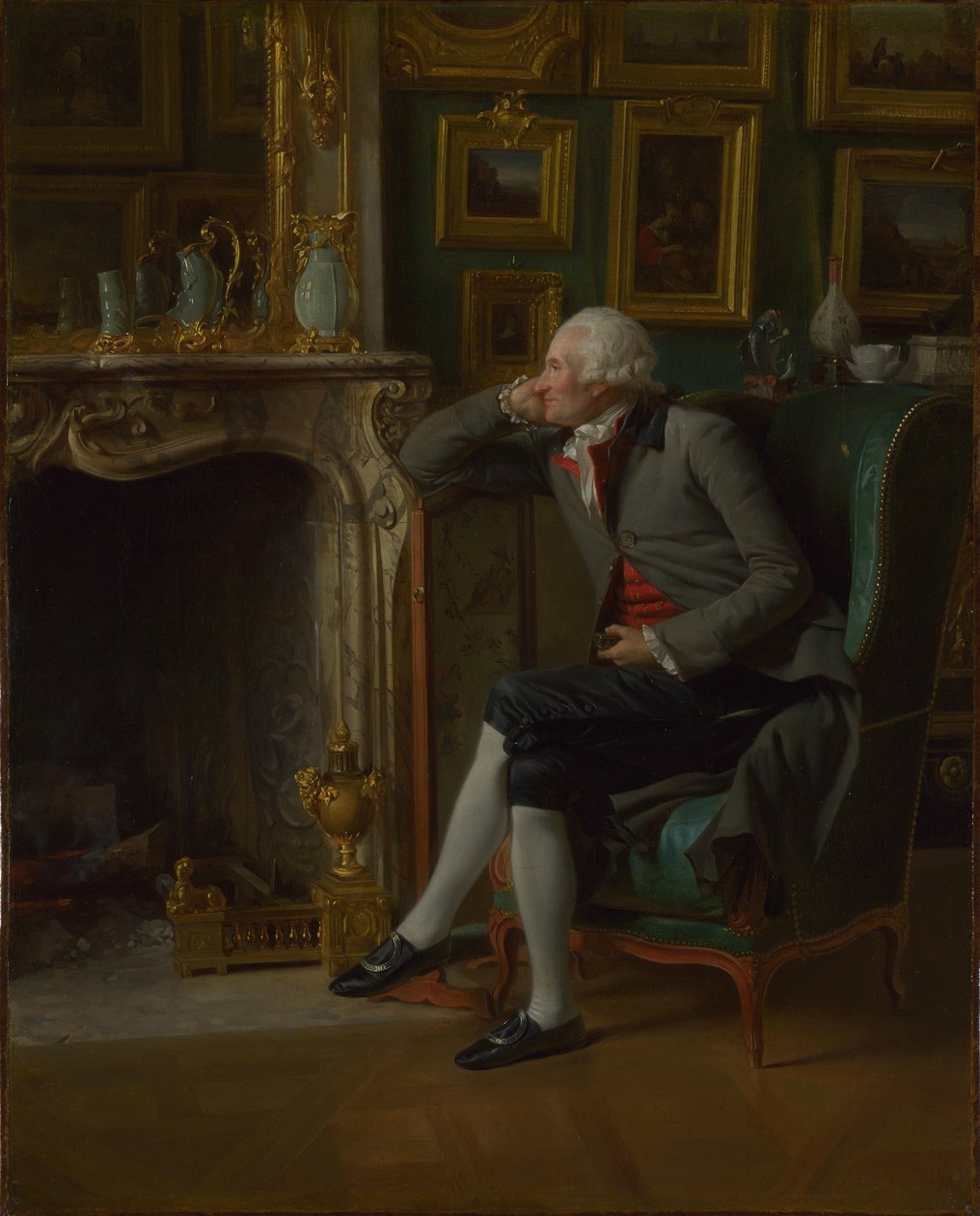 The Baron de Besenval in his Salon de Compagnie by Henri-Pierre Danloux