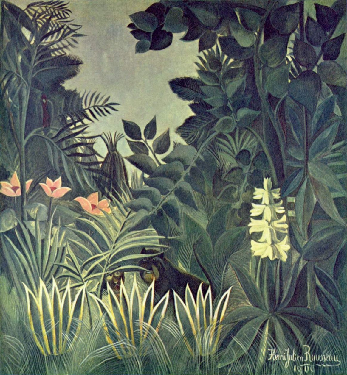 Jungle at the Equator by Henri Rousseau