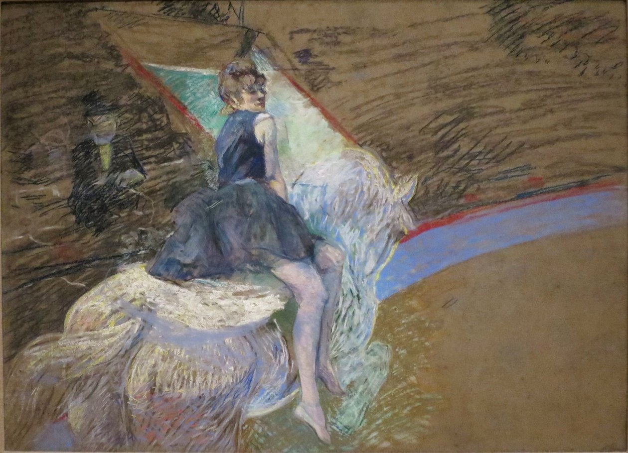 At the Cirque Fernando by Henri de Toulouse Lautrec
