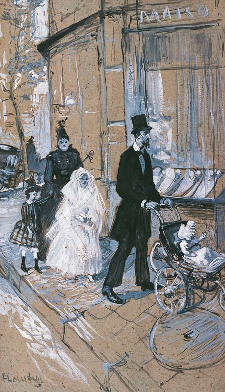 The First Communion by Henri de Toulouse-Lautrec