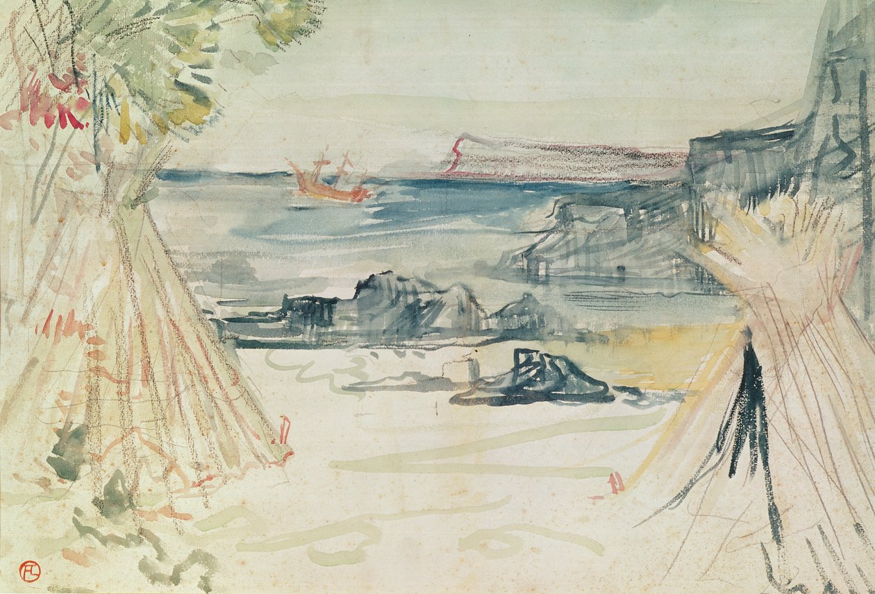 Paul and Virginie by Henri de Toulouse-Lautrec